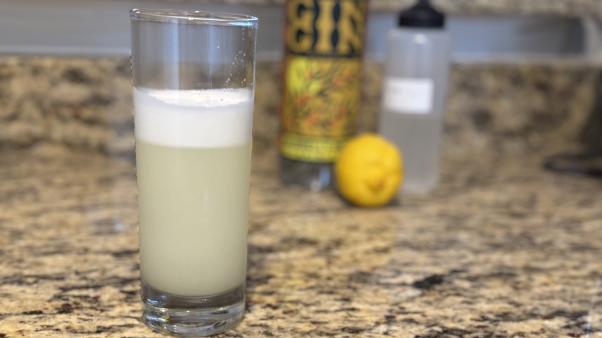 Making Classic Cocktails at Home #20: Gin Fizz