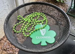 Guiness medallion for the crows